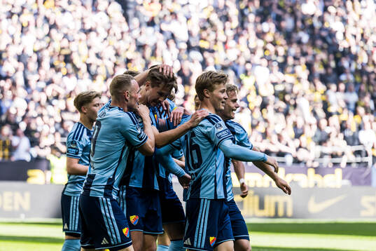 Djurgårdens Miro Tenho jublar
