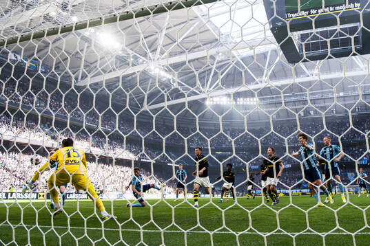under fotbollsmatchen i Allsvenskan mellan AIK och