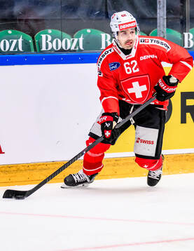 Denis Malgin of Switzerland