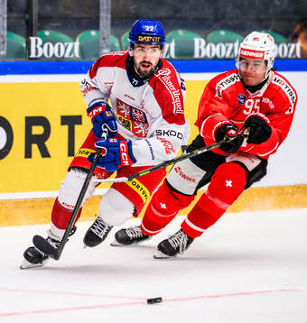 Filip Pyrochta of Czech Republic and Tyler Moy of