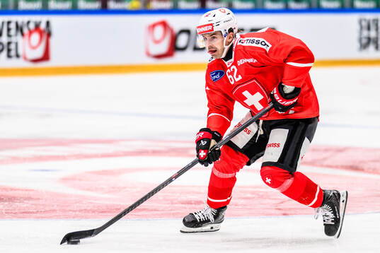 Denis Malgin of Switzerland