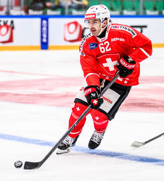 Denis Malgin of Switzerland