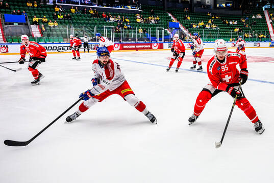 Filip Pyrochta of Czech Republic and Tyler Moy of