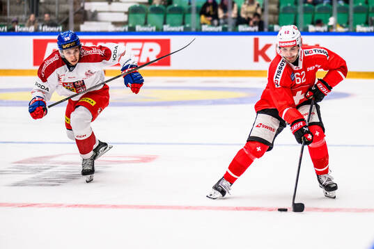 Denis Malgin of Switzerland