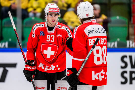 Théo Rochette and Christoph Bertschy of Switzerland
