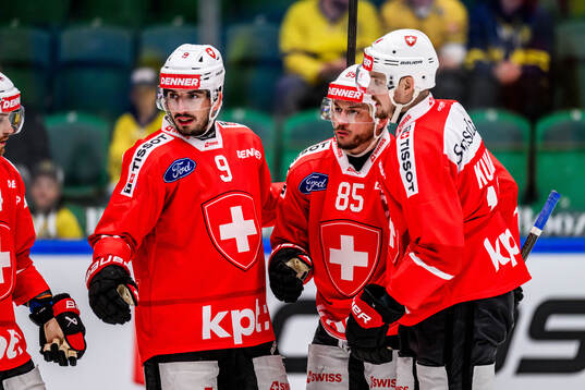 Damien Riat and Tyler Moy of Switzerland