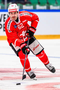 Denis Malgin of Switzerland