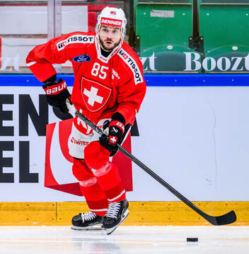 Sven Andrighetto of Switzerland