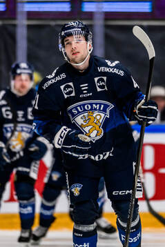 Ville Heinola of Finland celebrates