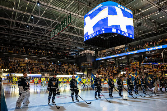 Players of Sweden and Finland