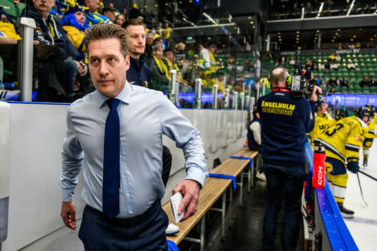 Head coach Sam Hallam of Sweden