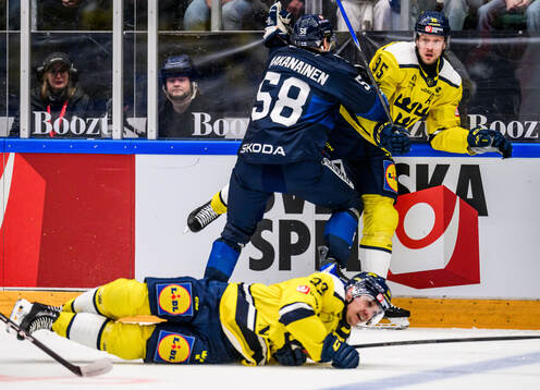 Urho Vaakanainen of Finland and Jakob Silfverberg and Jacob
