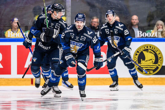 Eetu Päkkilä of Finland celebrates