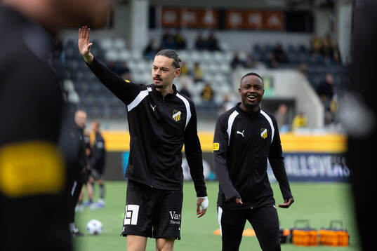 Amor Layouni och Brice Wembangomo