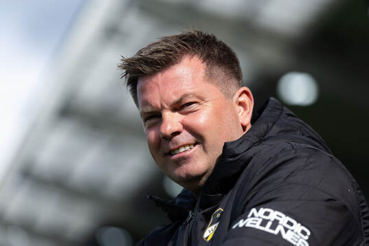 Häckens tränare Jens Gustafsson