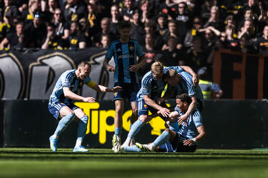 Djurgårdens Mikael Marques jublar