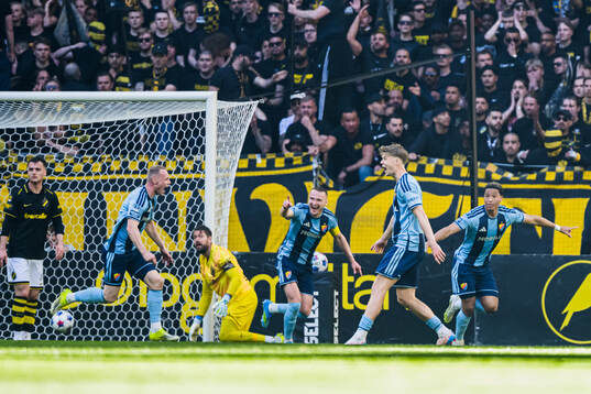 Djurgårdens Mikael Marques jublar