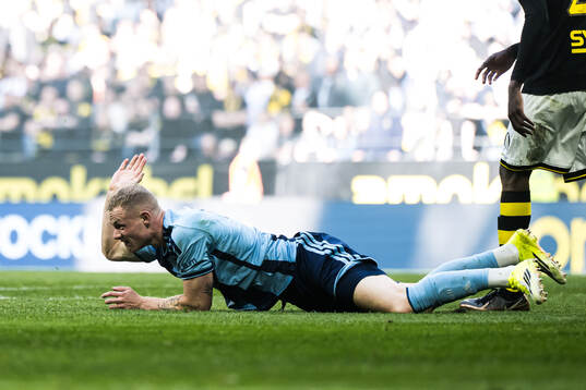 Djurgårdens Kristian Lien reagerar