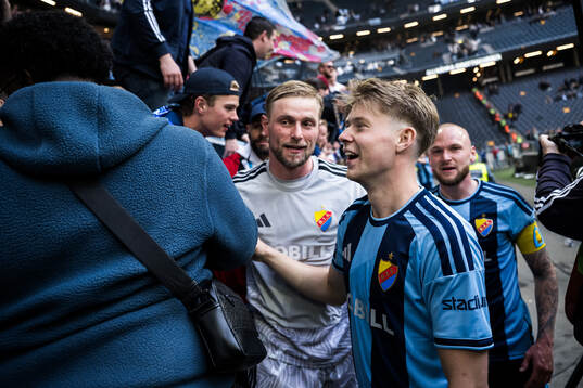 Djurgårdens målvakt Jacob Rinne