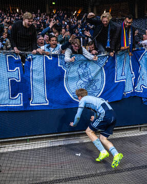 Djurgårdens Bo Hegland jublar