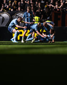 Djurgårdens Mikael Marques jublar
