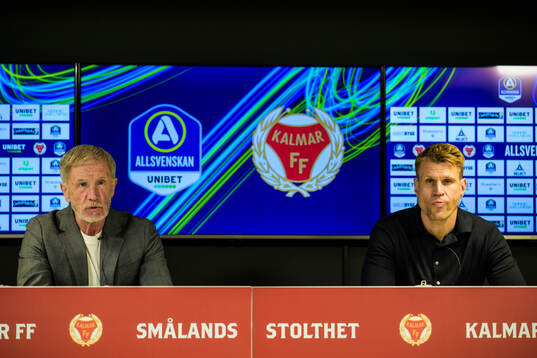 Halmstads tränare Stuart Baxter och Kalmars huvudtränare