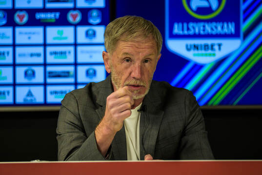 Halmstads tränare Stuart Baxter