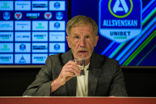 Halmstads tränare Stuart Baxter