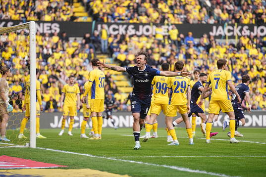 BRØNDBY, DANMARK - 10. MAJ 2026:  LIVE billede fra 3F