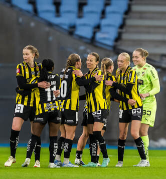 Häckens Emma Östlund, Monica Jusu Bah, Anna Anvegård,