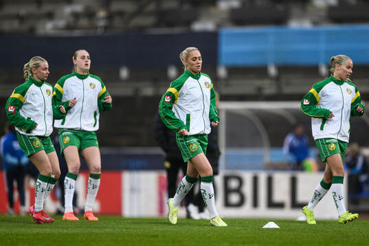 Hammarbys Alice Carlsson och Stina Lennartsson