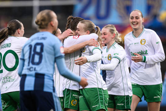 Hammarbys Elin Sørum jublar