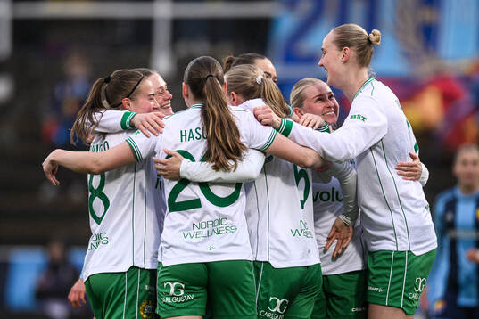 Hammarbys Elin Sørum jublar