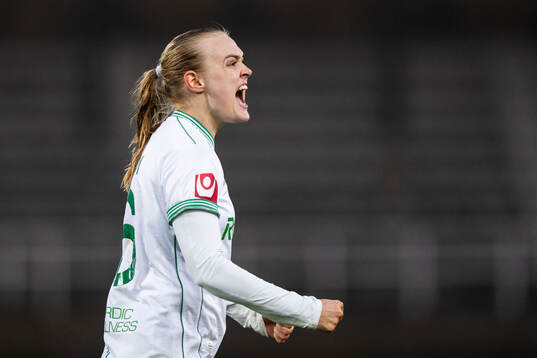 Hammarbys Elin Sørum jublar