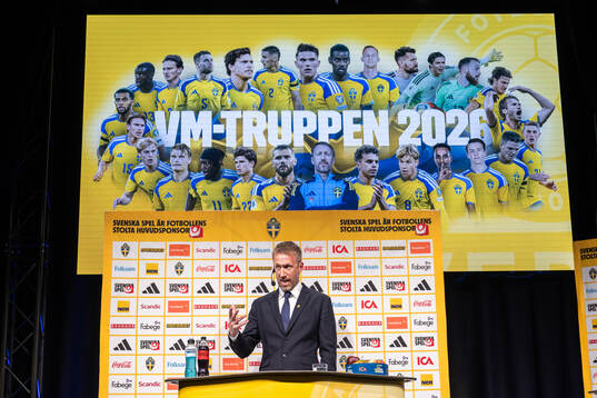 Bläddra bland fler bilder av Football, FIFA World Cup, Sweden, Press conference