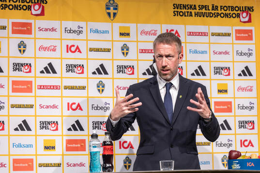 Head coach Graham Potter of the Swedish men's national