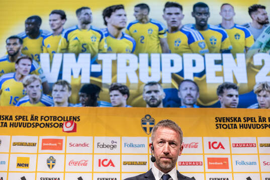Head coach Graham Potter of the Swedish men's national