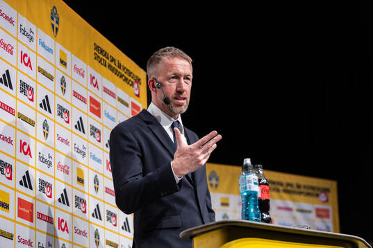 Head coach Graham Potter of the Swedish men's national