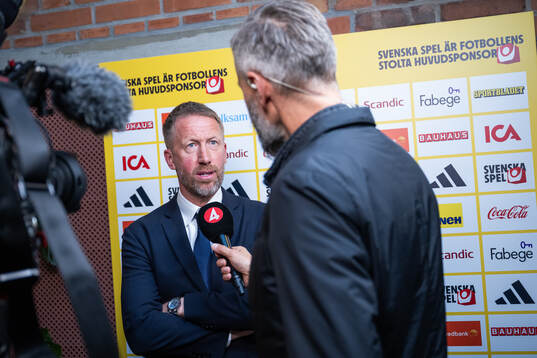 Head coach Graham Potter of the Swedish men's national