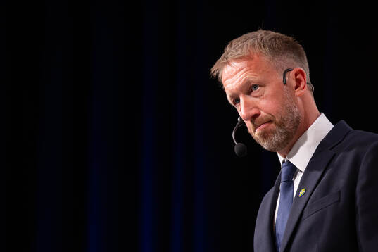 Head coach Graham Potter of the Swedish men's national