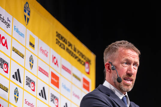 Head coach Graham Potter of the Swedish men's national