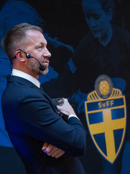 Head coach Graham Potter of the Swedish men's national