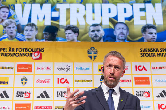 Head coach Graham Potter of the Swedish men's national