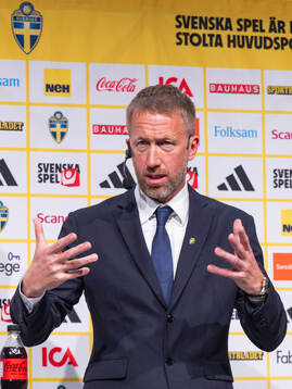 Head coach Graham Potter of the Swedish men's national