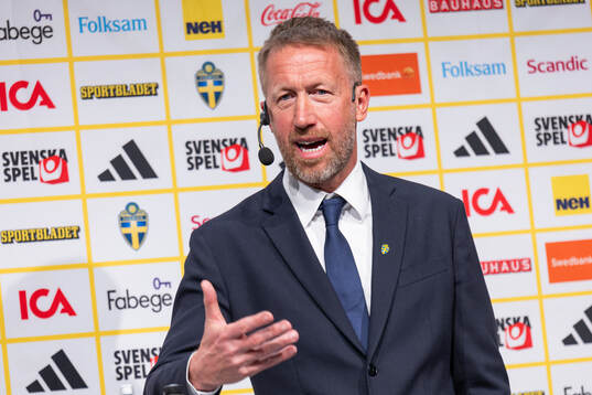 Head coach Graham Potter of the Swedish men's national
