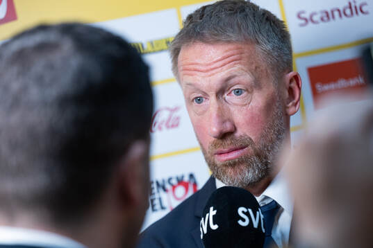 Head coach Graham Potter of the Swedish men's national