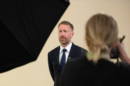 Head coach Graham Potter of the Swedish men's national