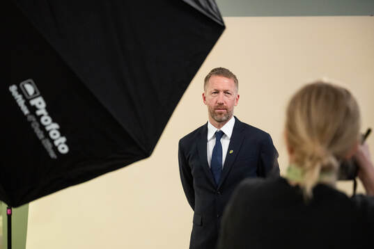 Head coach Graham Potter of the Swedish men's national