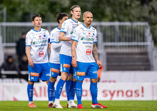 IFK Värnamos Marcus Antonsson, Kai Meriluoto, Hugo
