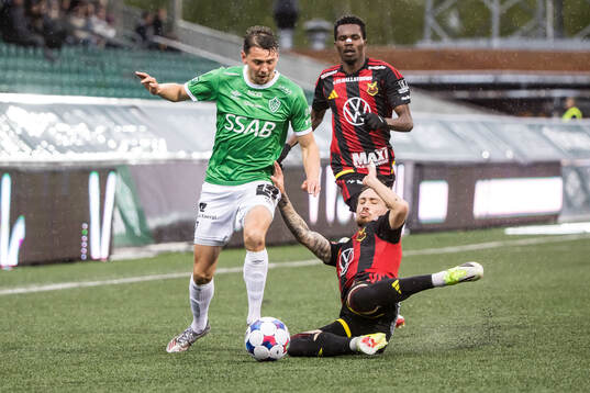 Brages Pontus Jonsson och Östersunds Hugo Azzi